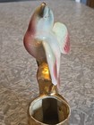 Vintage Ceramic Cockatoo Sitting On Branch Planter Signed H — photo 10