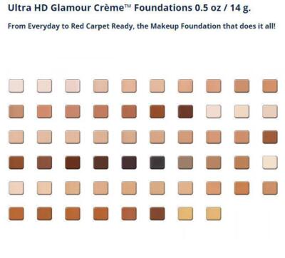 Graftobian Face Foundation Glamour Crème  Ultra HD Professional Makeup 0.5oz 14g