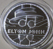 England UK 2 Pounds 2021 Silver 1oz #F6508 Music Legends - Elton John 109.41 per troy oz