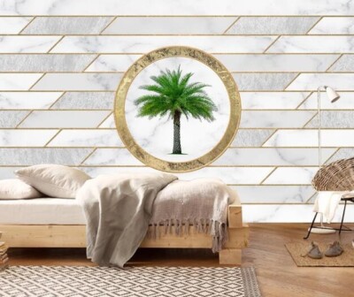 3D Simple Tree Pattern ZHUA301 Wallpaper Wall Murals Removable Self-adhesive Ann