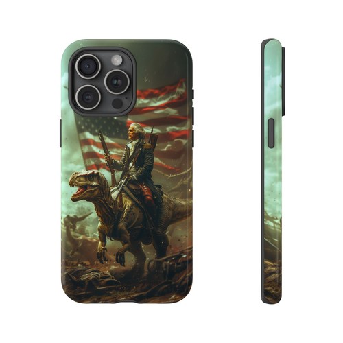 George Washington Dinosaur Phone Case for iPhone, Samsung Galaxy, Pixel - 第 2/175 張圖片