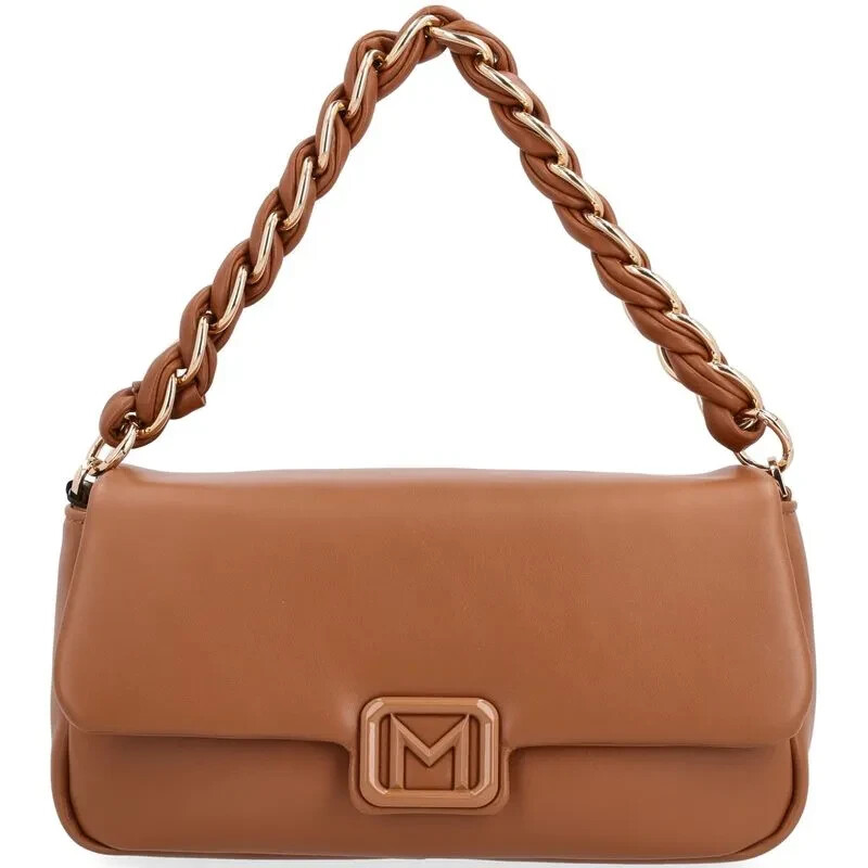 Borsa imbottita cuoio, rosa, argento o roccia MARELLA modello EMILY