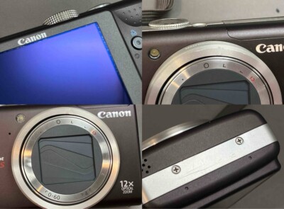 Box/ Canon Digital Camera PowerShot SX200 IS Brown From JP