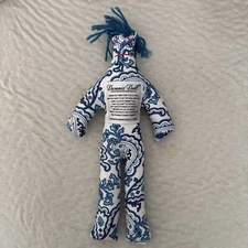Dammit Doll  Blue And White
