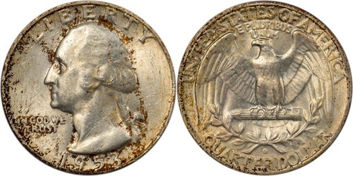 D Washington Quarter 1953 - Juego como nuevo tonificado - ¡CH BU! - Imagen 3 de 7