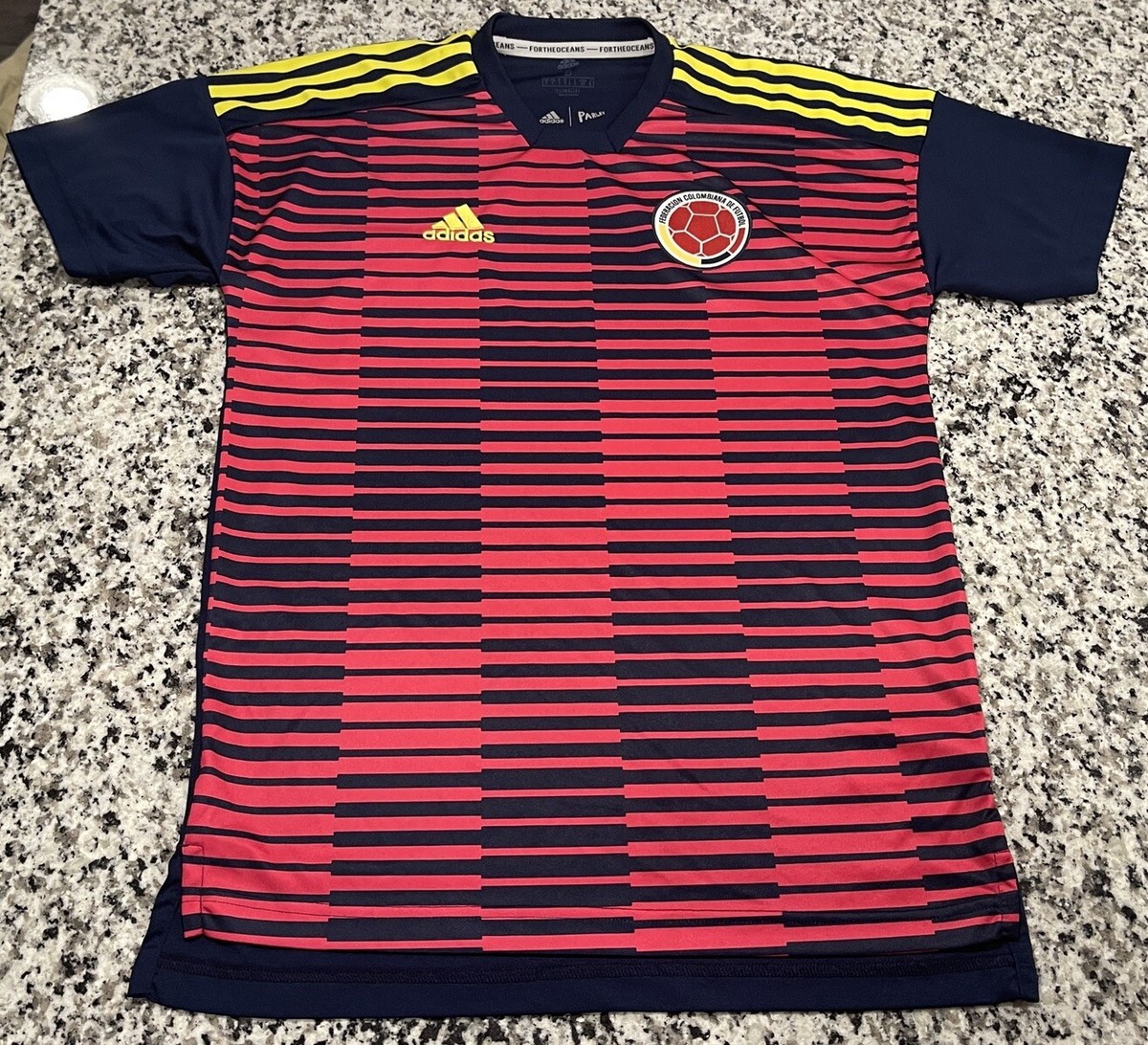 Adidas X Parley Colombia Men's Soccer Football Training Jersey