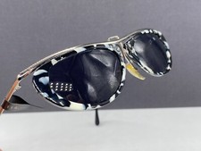 Woman Sunglasses Oval Brown Havana Vintage Stone 90s