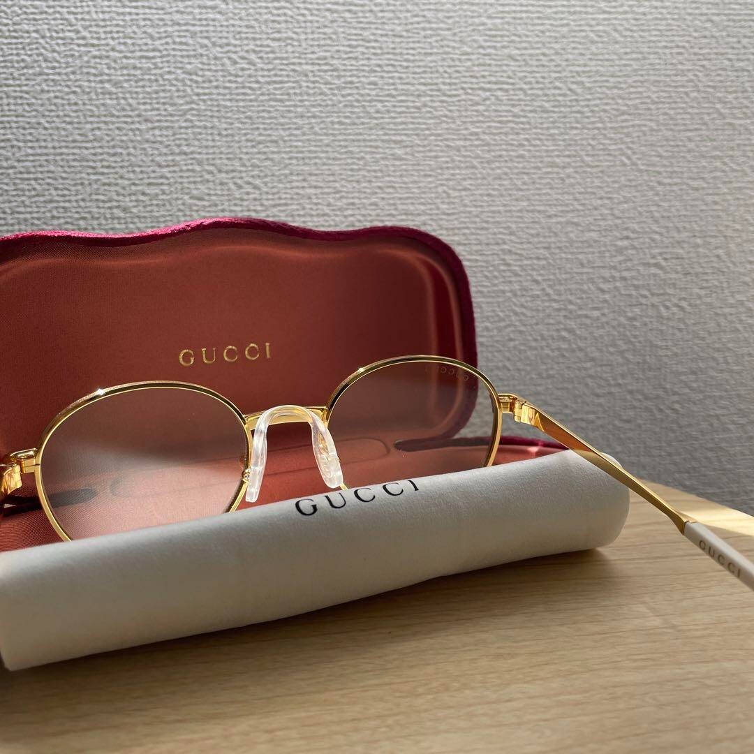 GUCCI sunglasses genuine gold yellow Fashion Accessories