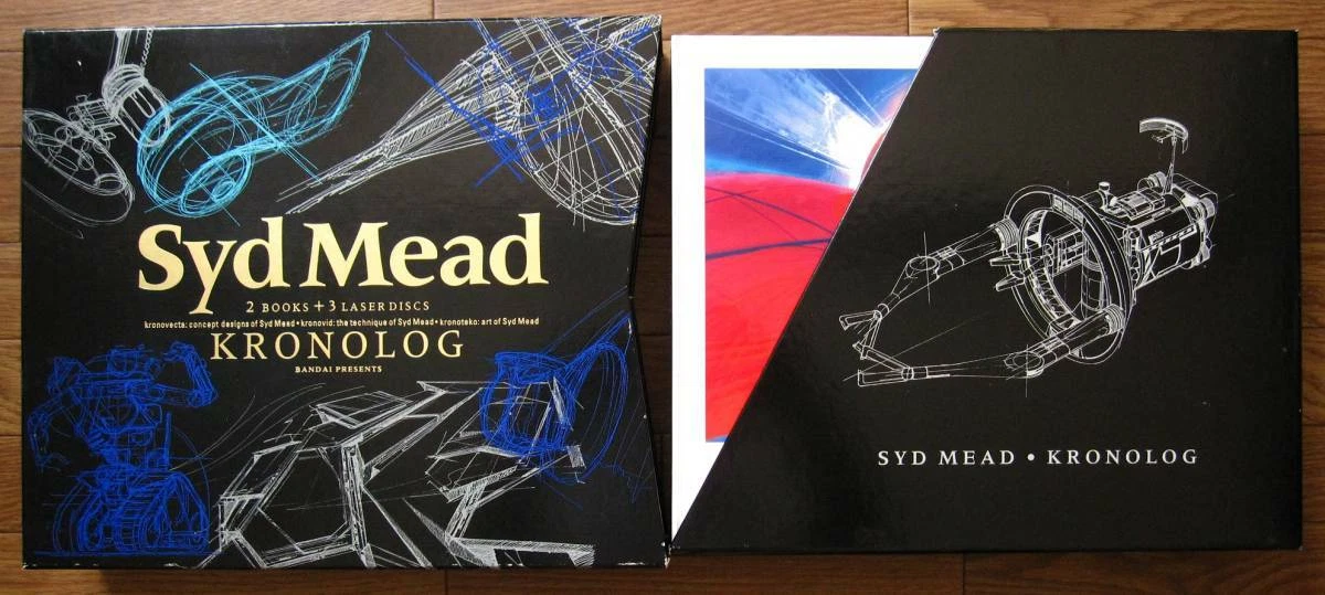 Syd Mead KRONOLOG Boxed Set Gundam Blade Runner Star Wars Book Laser disc