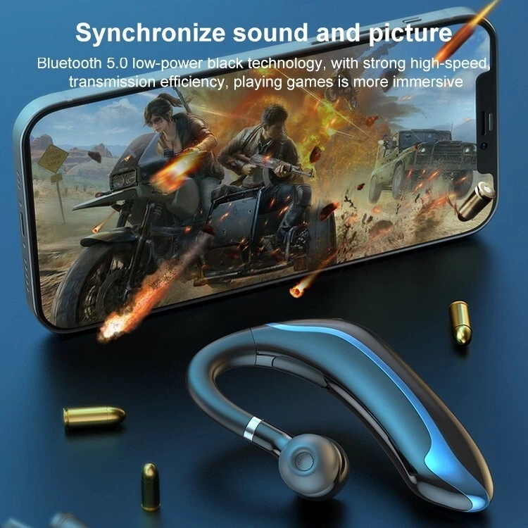 Langsdom BN04 Wireless Earphone 180° Rotating 25 Hours Single Bluetooth Headset - Image 4 of 4