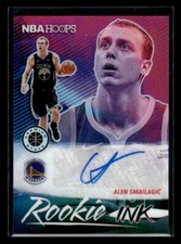 2019-20 Hoops Premium Stock #RI-ASM Alen Smailagic Auto Rookie Ink Warriors