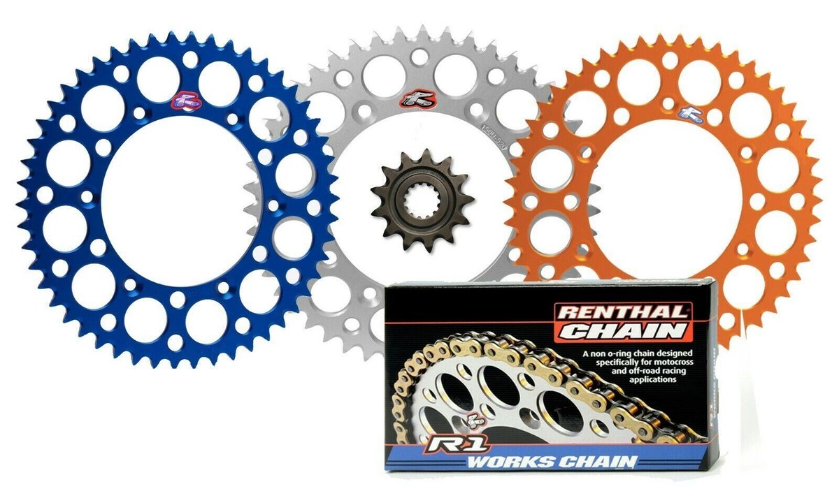 Renthal front & rear Sprocket & R1 chain kit for Husqvarna TC 85