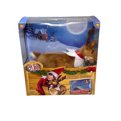 Elf Pets: A Reindeer Tradition Storybook & Plush Elf On The Shelf Pets Book Gift