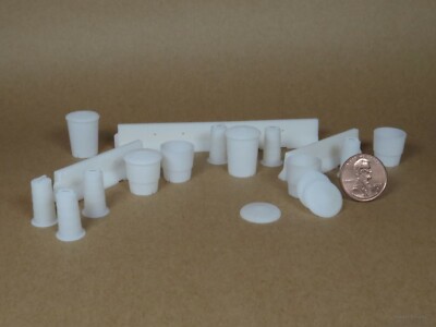 S Scale Model Railroad Highway Miniature Model Barriers