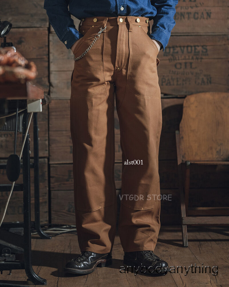 Bronson Double Knee Pants Duck Canvas Logger Carpenter Mens Work
