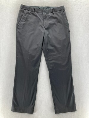 Bonobos Friday Pants Mens 33x30 Gray Straight Leg Dress Chino Weekday Warriors