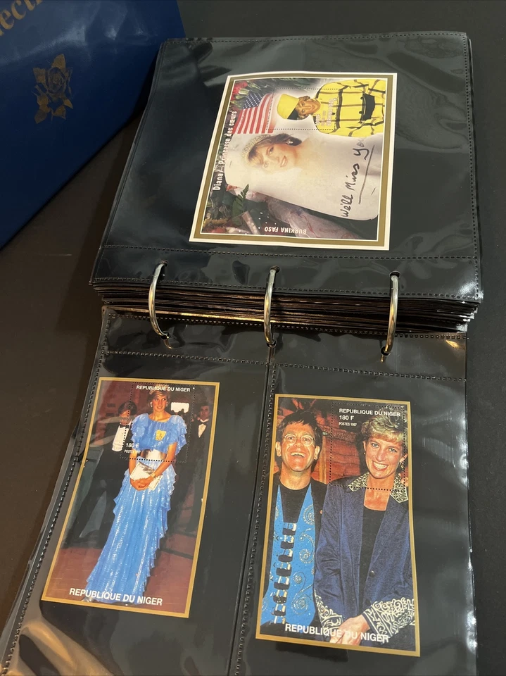 Princess Diana Stamp Collection Vintage, Great Shape, Beautiful Artwork!! - Image 3 of 4