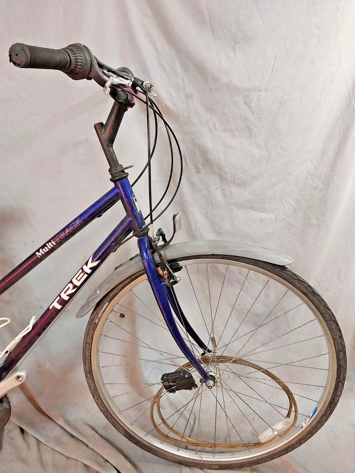 Bicicleta híbrida Trek Multitrack 700 1992 17" mediana acero cromado Canti remitente de EE. UU. Foto 3 de 4