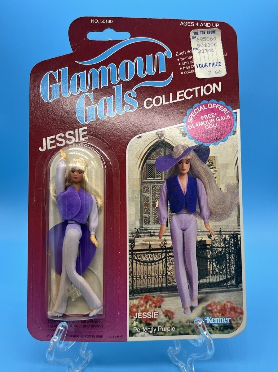 希少　DVD　GAL DOLL FIRST GIGS Glamour Gals Collection Doll Jessie Perfectly Purple Kenner 1981