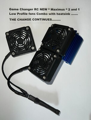 GCRC 2 and 1 Maximus Low Pro fans with heatsink