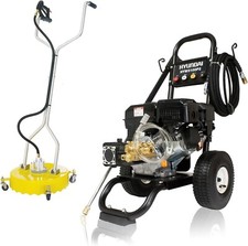 Hyundai Petrol Pressure Washer 3100psi 212cc & 18" Flat Surface Cleaner
