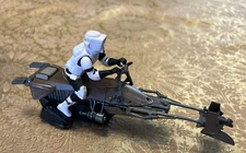 2015 Spin Master Star Wars Stormtrooper Speeder Bike Model 44546 Toy NO REMOTE