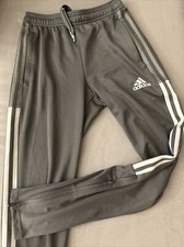 Adidas Extra Small XS Aeroready Primegreen Gray Running Track Pants