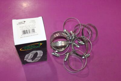 Box of 10 Ideal Tridon Hose Clamps. SAE Size 36. 1 3/4'' - 2 3/4''. Part 5736051.