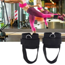 2pcs padded ankle straps fitness ankle cuffs ankle strap for cable
