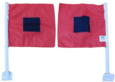 #ad Lot 12 Hurricane Warning 2 Sided 12quot;x12quot; Rough Tex 100D Knit Nylon Car Flag $88.88