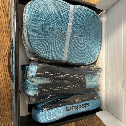Slackers 50' Slackline & Ratsche Wave Walker Kit blau SLA465 Neu im Karton - Bild 5 von 5