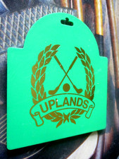 vtg - PGA Golf Bag Tag - UPLANDS GOLF CLUB gc - Thornhill Ontario Canada