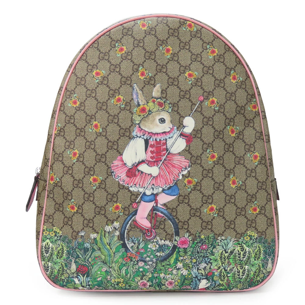 Sac à dos GUCCI D'OCCASION · Sac à dos 433578 Yuko Higuchi licence réfrigérée GG Supr...