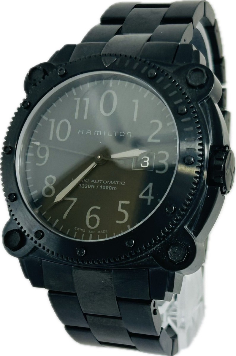 Hamilton Khaki Below Zero H785850 Automatic Black Mens Watch