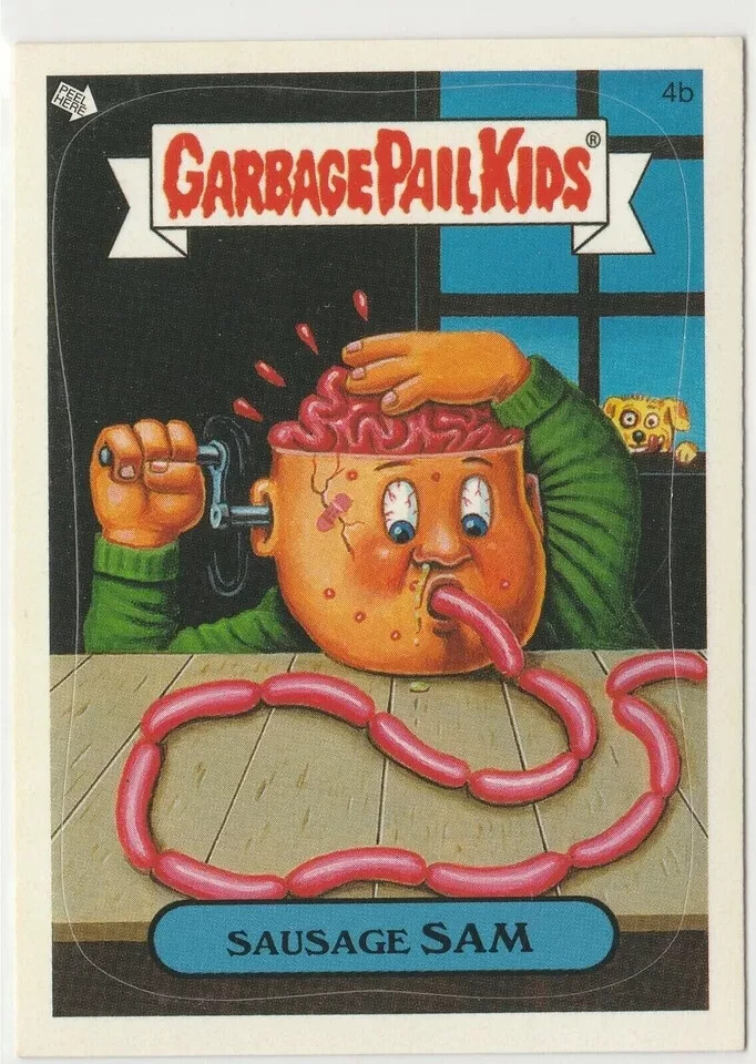 Sausage Sam Garbage Pail Kids GPK 2005 ANS4 Series 4 Card