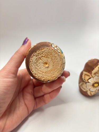 Vtg Set Russian Orthodox Church Nesting Dolls Cathedral Matryoshka Handpainted - Picture 11 of 12