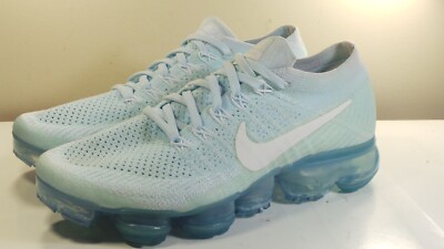 NIKE 2017 AIR VAPORMAX 849557 404 GLACIER BLUE 7.5 FLYKNIT MAX