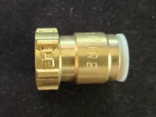 Quick Connect 3/8” x 3/8” Compression Female Threaded Brass Adapter FT-QC3FA916B