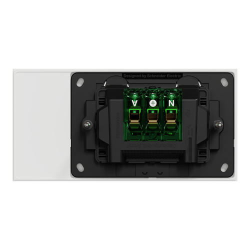 Clipsal Solis T Series Double Powerpoint 10A White Ceramic | 1025-WC - Picture 2 of 5