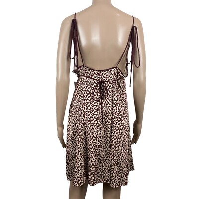 free people kai mini dress Free People Kai Mini Dress Coffee Combo Sleeveless Medium New $108