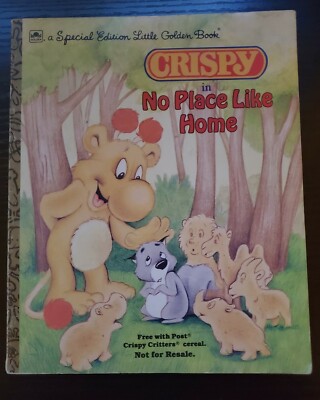 Vintage Little Golden Book CRISPY In NO PLACE LIKE HOME 1987 by Justine Korman