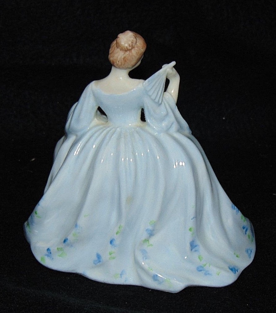 Vintage Coalport Bone China England June Lady Figure