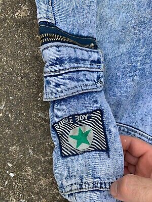 Vintage Bugle Boy Acid Marble Wash B-Boy Surf Skate Grunge Vintage Bugle Boy Acid Marble Wash B-Boy Surf Skate Grunge