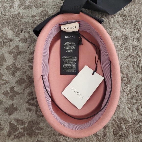 Gucci Double Bow Pink Hat M | eBay