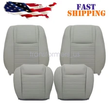2005-2009 Fits Ford Mustang GT Driver / Passenger Bottom / Back Seat Cover Gray