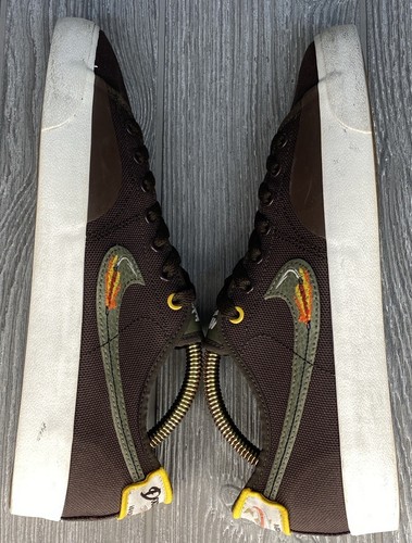 Nike SB Daan Van Der Linden Blazer Corte Patinaje Zapatos Para Hombres 7.5 Pesca con Mosca - Imagen 6 de 11