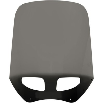 Memphis Shades Roadwarrior Cafe Shield Vented Black Smoke -17'' OPEN BOX MEP87712