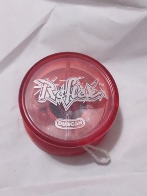 Duncan Reflex Yo Yo, graffiti style, Vintage Collectible, Red X