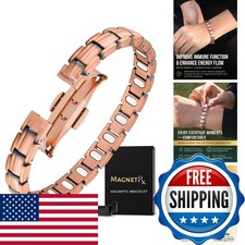 MagnetRX EllipseMAX Copper Bracelet for Women - 5X Strength 5,000 Gauss