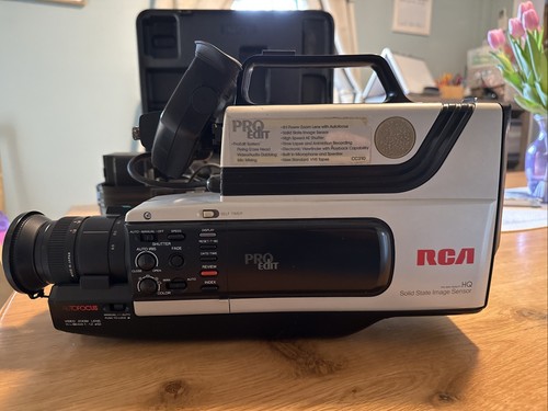 Vintage RCA Pro Edit Camcorder VHS movie video camera Model CC310 Untested - Picture 6 of 9